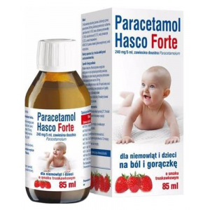 Paracetamol Hasco Forte суспензия для младенцев и детей со вкусом клубники 240мг/5мл, 85мл*****