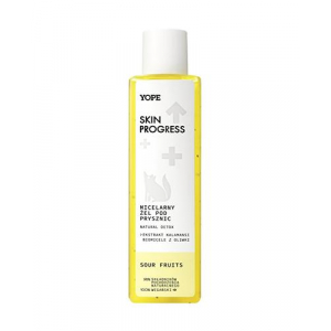 Мицеллярный гель для душа Yope Skin Progress Natural Detox - Кислые фрукты, 200 мл Мицеллярный гель для душа Yope Skin Progress Natural Detox - Кислые фрукты, 200 мл