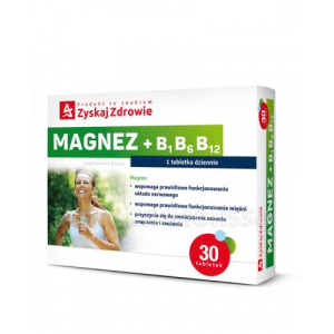 Magnez, Магний + B1 B6 B12 - 30 таблеток