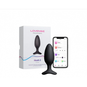 Lovense Hush 2, анальная пробка с управлением через приложение, S    новинки