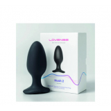 Lovense Hush 2, Анальная пробка с управлением через приложение, размер L    новинки