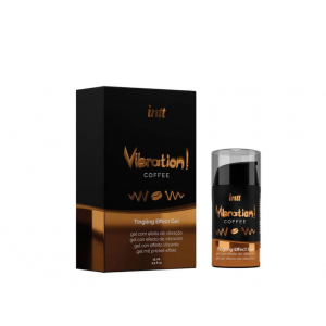 Intt Vibration!, стимулирующий гель с эффектом вибрации, кофе, 15 мл     новинки