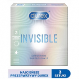 DUREX INVISIBLE Презервативы для большей близости - 3 шт.