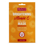 Beauty Formulas Осветляющая маска на ткани с витамином С, 1 шт.   новинки
