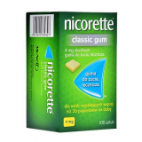 Nicorette Classic 4 мг, лекарственная жевательная резинка, 105 штук
