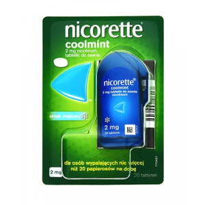 Nicorette Coolmint 2 мг, 20 леденцов,   популярные