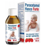 ПАРАЦЕТАМОЛ HASCO Forte суспензия для младенцев и детей со вкусом клубники 240мг/5мл, 85мл