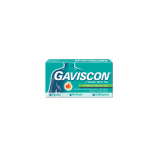 Gaviscon, GГавискон со вкусом мяты 250 мг + 133,5 мг + 80 мг, 24 жевательные таблетки