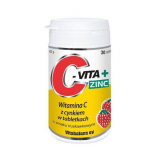 C-Vita+Zinc со вкусом клубники, 30 таблеток,    новинки