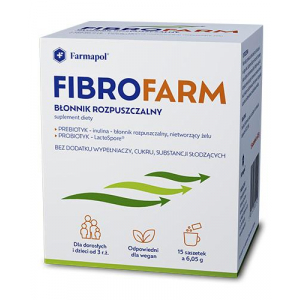 Fibrofarm, Фиброфарм Растворимая клетчатка, 15 пакетиков,   новинки