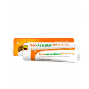 Neo Aesculan (50 мг + 5 мг) / г, ректальный гель, 30 г