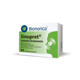 Sinupret,Синупрет Таблетки, покрытые оболочкой - 50 таблеток При воспалении придаточных пазух верхних и нижних дыхательных путей.