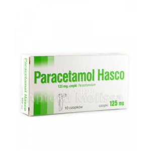 Paracetamol Hasco, Парацетамол Хаско суппозитории ректальные 125 мг ...