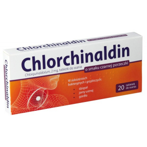  Chlorchinaldin, черная смородина, 20 таблеток