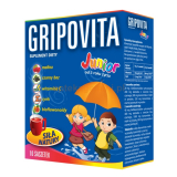  Zdrovit Gripovita Junior, для детей от 3-х лет, 10 + 5 саше                        