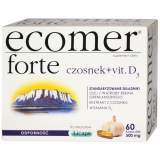  Ecomer Forte, чеснок + витамин D3, 60 капсул