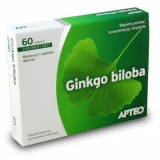 Ginkgo Biloba, Apteo, 60 таблеток