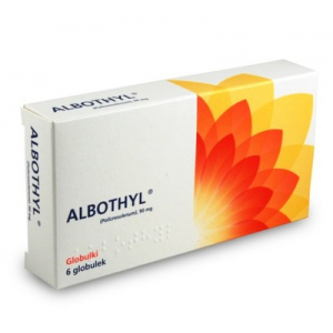  Albothyl 90 мг, Альботил 90 мг – 6 глобул. При воспалении репродуктивных органов*****.