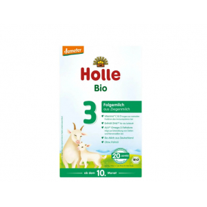 Holle Bio 3, молочная смесь на основе козьего молока, для детей от 10 месяцев, 400 г.