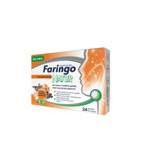 Леденцы FaringoNatur, апельсиновый вкус, 24 штуки