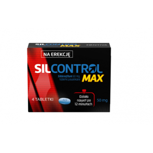 Silcontrol Max, Силконтрол Макс 50 мг, 4 таблетки, покрытые оболочкой.