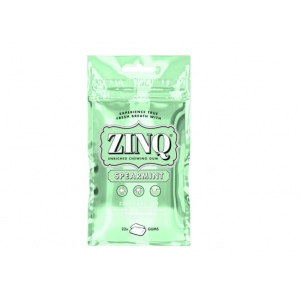 Жевательная резинка Zinq со вкусом мяты, 22 штуки.   новинки