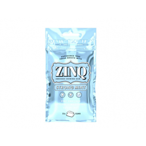 Жевательная резинка Zinq Strongmint, 22 штуки. новинки Жевательная резинка Zinq Strongmint, 22 штуки. новинки