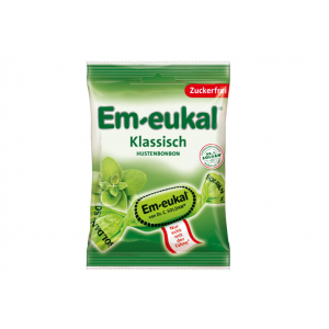 Em Eukal, Эм-эукал Травяные конфеты без сахара, эвкалипт, 75 г