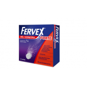 Fervex Forte, Фервекс Форте 1 г, 8 шипучих таблеток новинки Fervex Forte, Фервекс Форте 1 г, 8 шипучих таблеток новинки