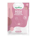 Equilibra Rosa, восстанавливающая тканевая маска для лица с розой, гиалуроновая кислота, 1 шт.,    новинки
