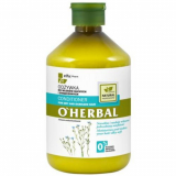 O'Herbal, кондиционер для сухих и поврежденных волос с экстрактом льна, 500 мл