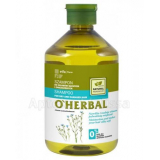 O'Herbal, шампунь для сухих и поврежденных волос с экстрактом льна, 500 мл