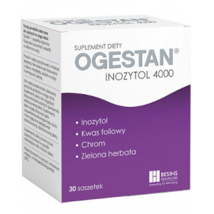 Ogestan,Огестан Инозитол 4000, 30 пакетиков,   новинки