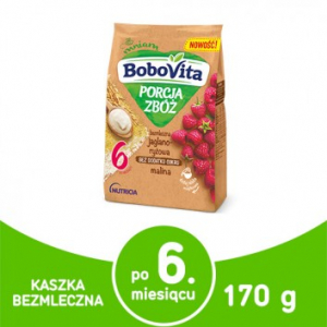 BoboVita Порционная каша Каша пшенно-рисовая, малиновая, безмолочная, без добавления сахара, с 6 месяцев, 170 г