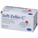 Soft-Zellin-C, спиртовые салфетки, 6 см x 3 см, 100 шт.