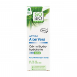 So'Bio Etic Hydra Aloe Vera, 24-часовой легкий увлажняющий крем для лица, нормальная и комбинированная кожа, 50 мл, новинки