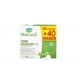Naturell Organic Cynk + C, (Цинк) 60 таблеток + 40 бесплатных таблеток Naturell Organic Cynk + C, (Цинк) 60 таблеток + 40 бесплатных таблеток