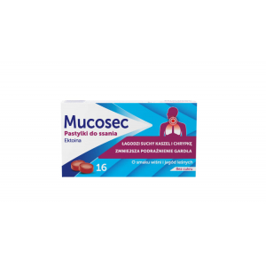 Mucosec, Мукосек, 16 пастилок новинки Mucosec, Мукосек, 16 пастилок новинки