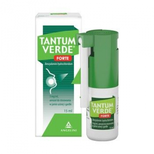 Tantum Verde Forte, Тантум Верде Форте, 3 мг/мл, спрей для применения в полости рта и горла, 15 мл