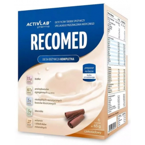 ActivLab Pharma RecoMed, пищевой препарат, шоколад, 65 г x 6 пакетиков