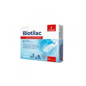 Biotilac Cholesterol, Биотилак Холестерин, 20 капсул    новинки