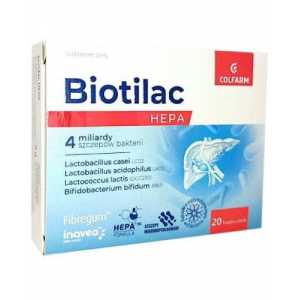 Biotilac Hepa, Биотилак Гепа, 20 капсул   новинки