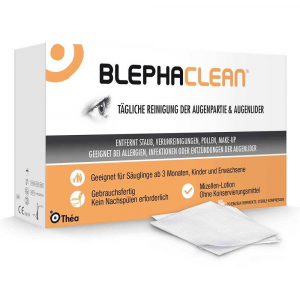 Blephaclean, гипоаллергенные салфетки для гигиены век, 20 штук