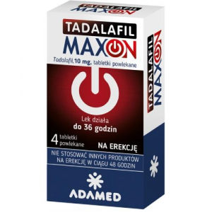 Maxon, Тадалафил Максон 10 мг, 4 таблетки*****