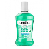 Dentica, жидкость для полоскания рта, свежая мята, 500 мл             новинки
