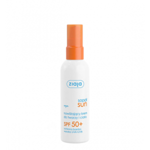 Ziaja Sopot Sun, увлажняющий крем для лица и тела, SPF 50+, 90 мл    новинки