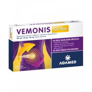 Vemonis Ultra, Вемонис Ультра 400 мг + 60 мг + 80 мг, 12 таблеток