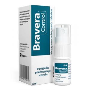 Bravera Control спрей для кожи, задерживающий эякуляцию, 8 мл,    популярные