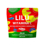 Lilu Kids Жевательные конфеты с витамином С для детей и взрослых, 200 шт.,     новинки