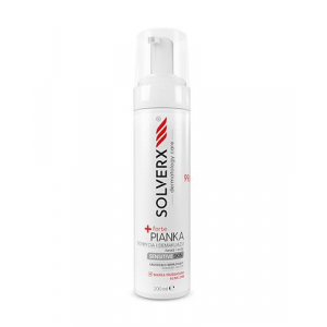 Solverx Sensitive Skin Forte Пенка для очищения лица и снятия макияжа, 200 мл,  новинки
